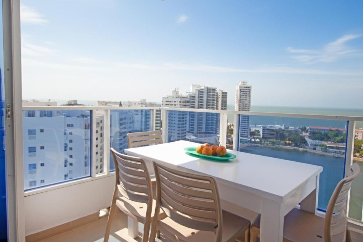 Apartamento Con Vista Al Mar, Cerca A Bocagrande Cartagena