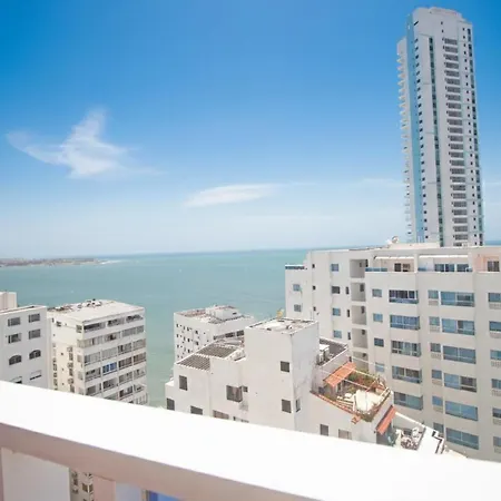 Con Vista Al Mar, Cerca A Bocagrande Apartamento *