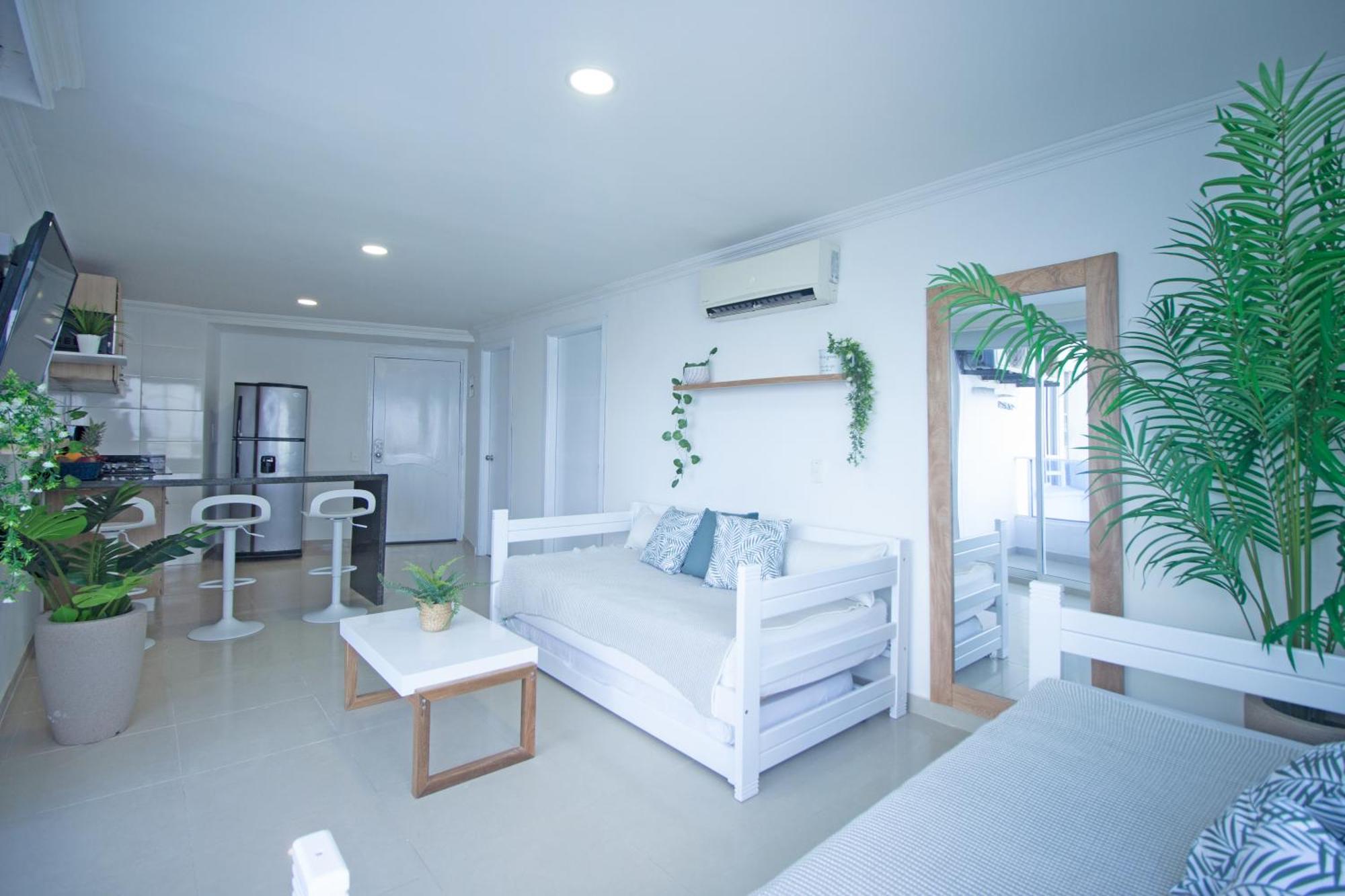 Apartamento Con Vista Al Mar, Cerca A Bocagrande *