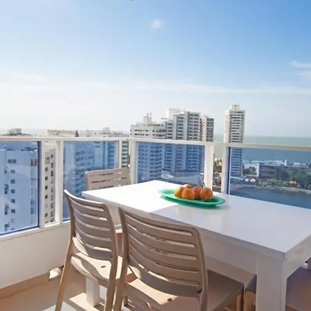 Apartamento Con Vista Al Mar, Cerca A Bocagrande Cartagena