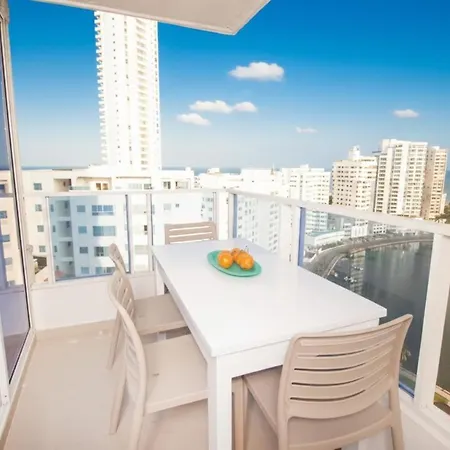 Apartamento Con Vista Al Mar, Cerca A Bocagrande *